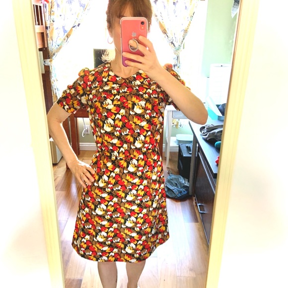 Autumn Anthropologie Karen Walker Dress 4 XSoldX - Picture 5 of 6